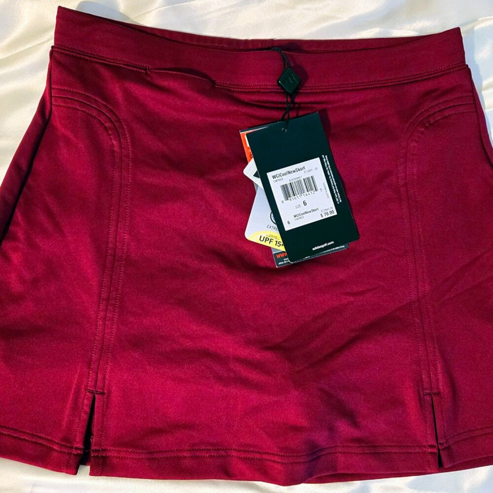 Adidas Taylormade WCICoolNew Skort Caprice Golf Skirt Size 6